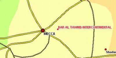 Карта Ибрагим Халил дороге в Мекку