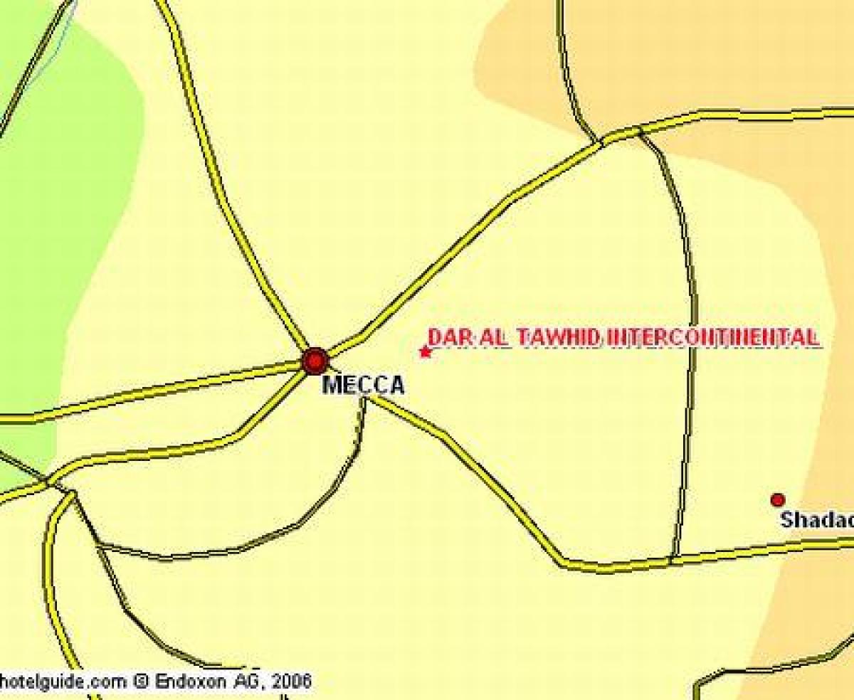 карта Ибрагим Халил дороге в Мекку