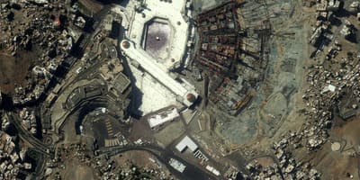 Карта спутниковая Мекка карте 