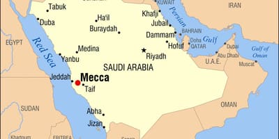 Карта отеля swissotel makkah с картой